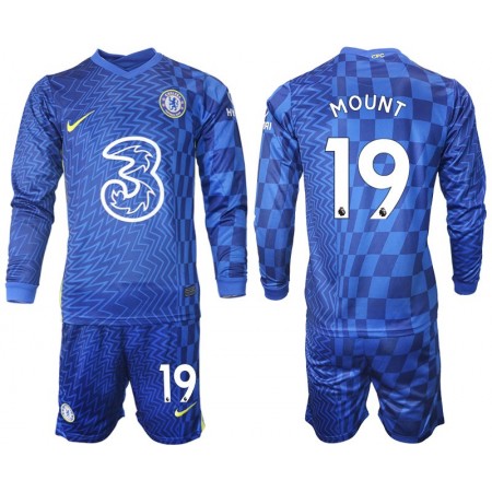Completo Calcio Chelsea Mount 19 Bambino Divisa Prima 2021-2022 ML